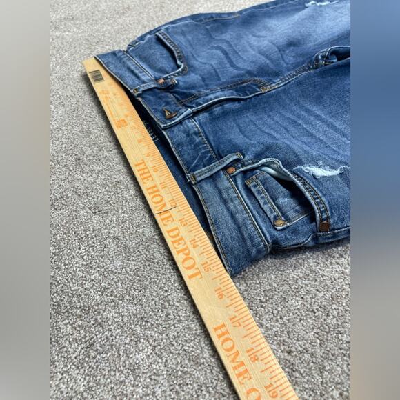 Anthropologie Level 99 Everyday Denim Jeans Size 27 Stretch Midwash blue jeans - Picture 9 of 14